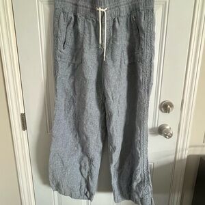 Athleta Chambray Linen Pants